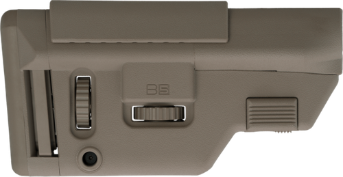 B5 Systems Precision FDE Synthetic Adjustable with Cheek Riser Fits AR-15 - CPS1305
