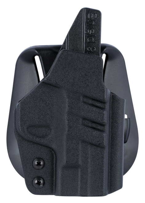 1791 Gunleather Tactical Kydex OWB Black Paddle Fits M&P Shield/S&W Plus - TACPDHOWBSHIELDBLKR