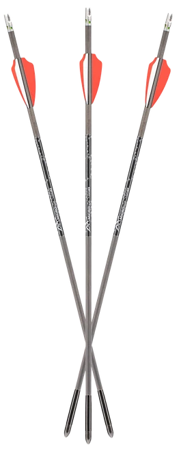 Axe Crossbows 440 Bolt Combo Pack Gray/Orange/White 19" 3 Bolts and 3 Lighted - AX10004