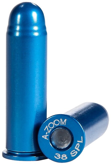 A-Zoom Revolver Blue Snap Caps 38Special 12Pack