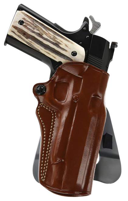 Galco Speed Master 2.0 OWB Tan Leather Paddle Fits 1911 5" Barrel Left Hand - SM2213R