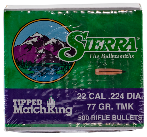 Sierra Tipped MatchKing 22Cal 77gr Tipped MatchKing