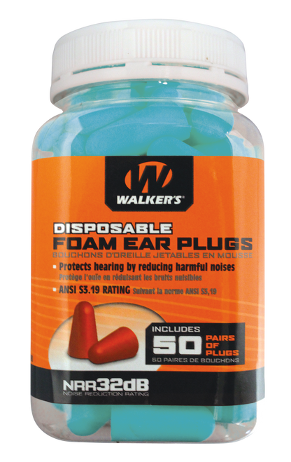 Walker's Foam Ear Plugs Foam 32 dB