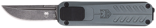 Cobra Tec California 928SB 1.75" OTF Drop Point Plain Stonewashed D2 Blade - CALI928SBGRYDNS