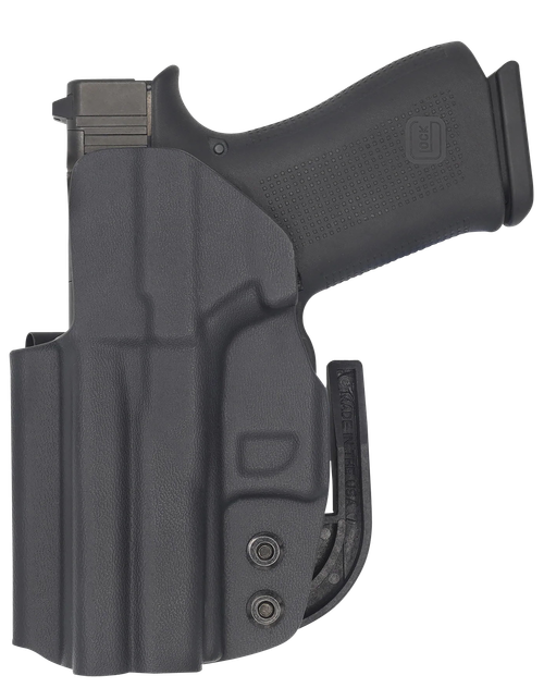 C&G Holsters Covert IWB Black Kydex Belt Clip Fits Glock 43/43X