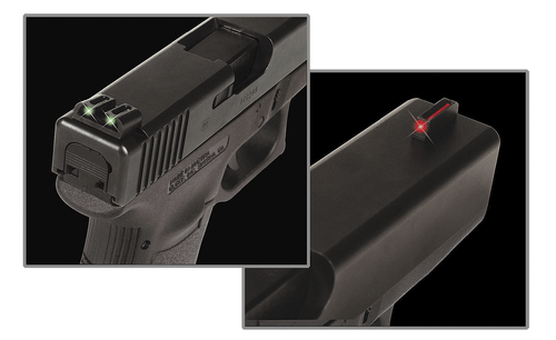 TruGlo Fiber-Optic Red/Fiber Optic Front Sight-Green/Fiber Optic