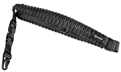 Firefield Single Point Tactical Sling Black Nylon Paracord 28"-31" OAL Adjustable Rifle