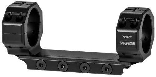 Warne Precision Mount Scope Ring Combo Black Anodized 30mm 0 MOA - 7814M