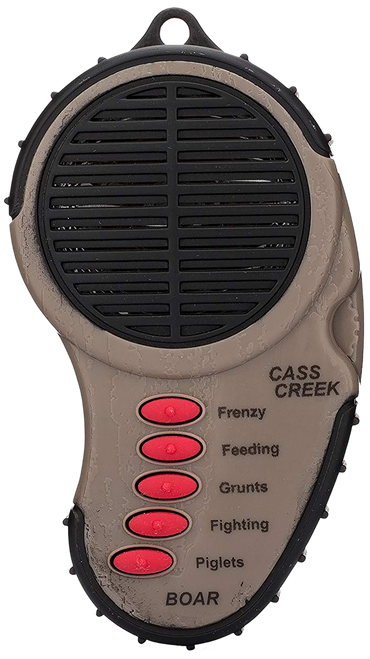 Cass Creek Ergo Electronic Boar Call 5 Authentic Sounds Brown Plastic - CC034
