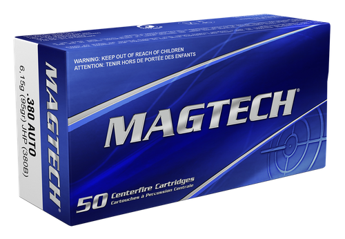 Magtech Range/Training 380 ACP Ammo 95gr JHP 50 Rounds - 380B