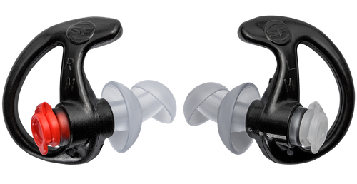 SureFire EP3 Sonic Defenders Polymer 24dB Flanged Black - EP3MPR