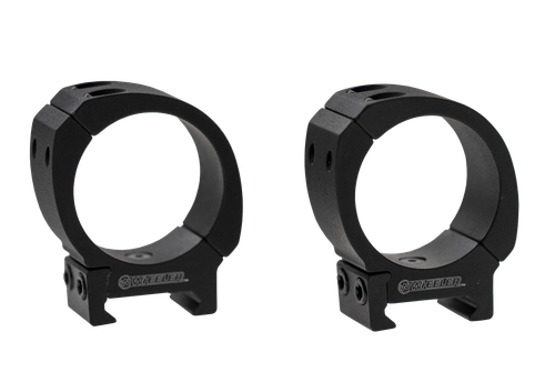 Wheeler Sporter Scope Rings Black 1" Medium - 1133748