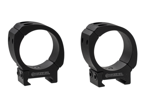 Wheeler Sporter Scope Rings Black 1" Medium