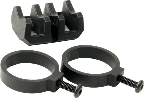 Magpul Light Mount V-Block and Rings Black Aluminum/Polymer - MAG614BLK
