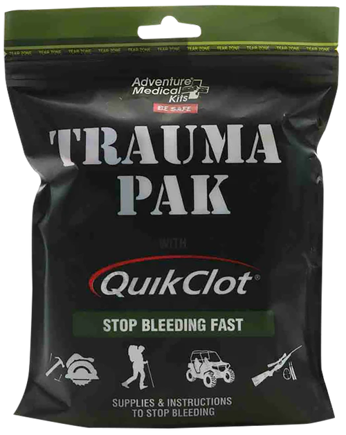 Adventure Medical Kits Trauma Pak QuikClot Stop Bleeding Zeolite