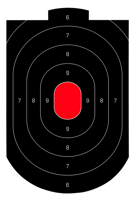 Birchwood Casey Dirty Bird Oval Paper Target