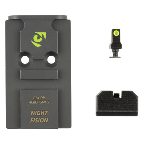Night Fision NF Plate+Ns Acro Fits Glock FS MOS