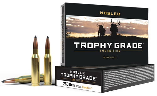Nosler Trophy Grade 260Rem 125gr Nosler Spitzer