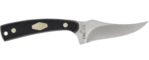 Old Timer Sharpfinger 3.30" Fixed Clip Point Plain Stainless Steel Blade/ Delrin Handle
