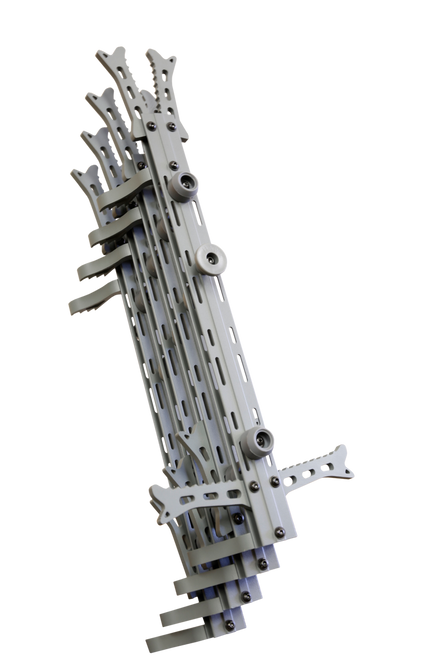 Hawk Helium Climbing Sticks Gray Aluminum 10"