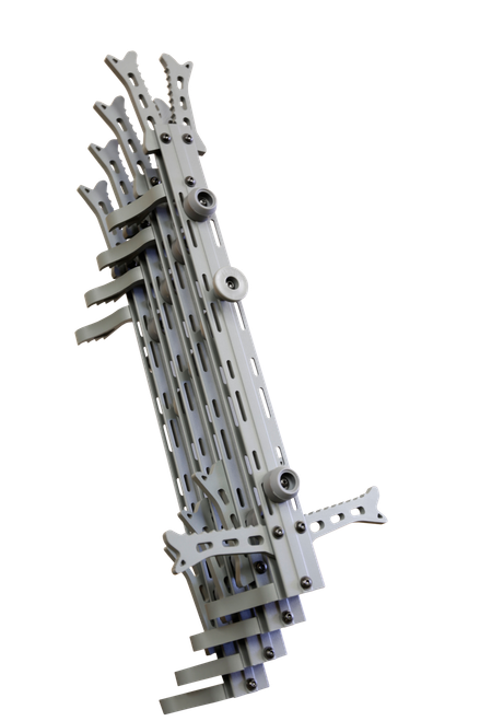Hawk Helium Climbing Sticks Gray Aluminum 10" W x 20" L 4 Pack