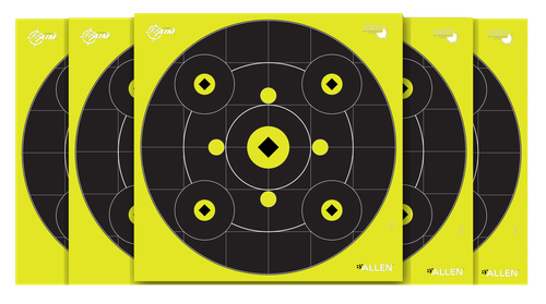 EZ-Aim Splash Reactive Bullseye Gallery Non-Adhesive 12 Pack