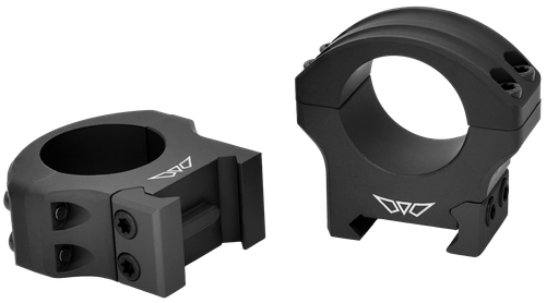Warne HyperLite Matte Black MagnaFusion Alloy 1"