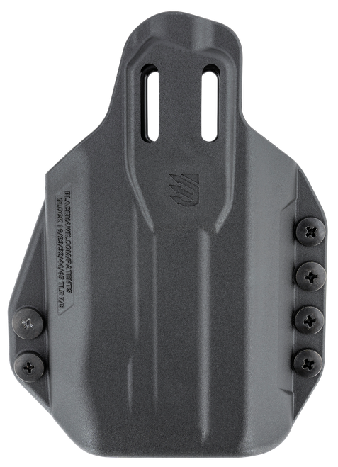 Blackhawk Stache IWB Size 02 Black Polymer Belt Clip Fits Glock 19/23/32/45 1.50" Wide Ambidextrous