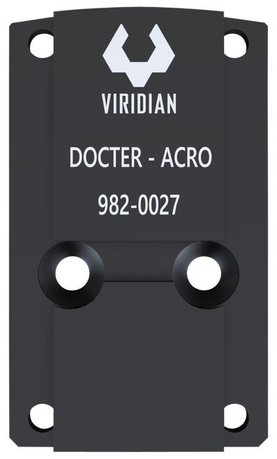 Viridian RFX45 Docter Mounting Adapter Black Anodized