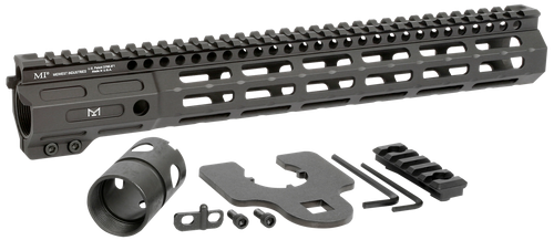 Midwest Industries Night Fighter 10.50" M-LOK Black Hardcoat Aluminum Includes Barrel Wrench Nut & 5 Slot Rail