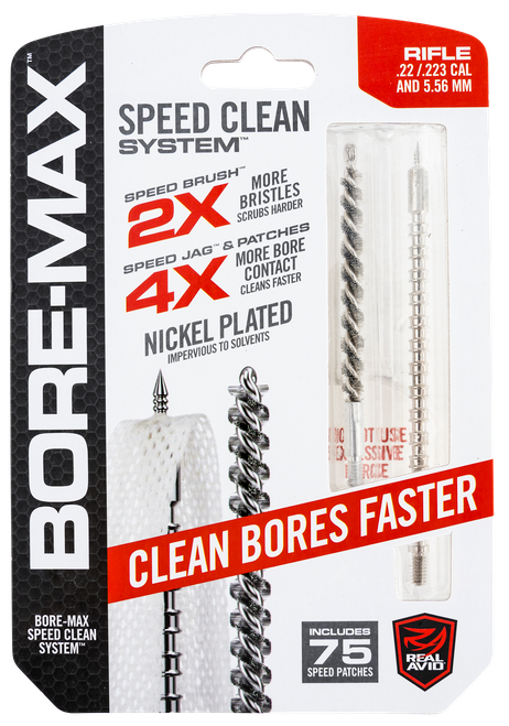 Real Avid Bore-Max Speed Clean Upgrade Set 223 Rem 22 Cal Rifle