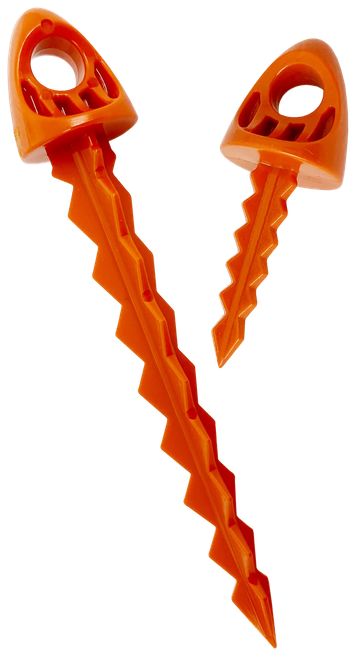 Targettack Llc Targettack Orange Polycarbonate Plastic 1"/3"