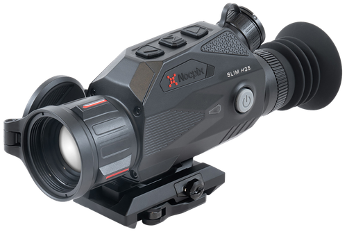 Nocpix Slim H35 Thermal Mountable Weapon Sight Black 2x35mm 640x512 12 Microns 60 Hz Resolution Zoom Digital 4x