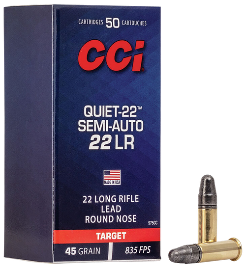 CCI Quiet-22 22LR 45gr Lead Round Nose