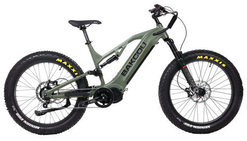 Bakcou E-bikes Scout Jager Army Green 19" Frame Rohloff E-14 - BSCJ19G21