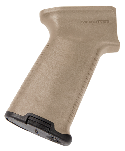 Magpul Moe+ Grip Flat Dark Earth Polymer with OverMolded Rubber for AK-47 AK-74 - MAG537FDE