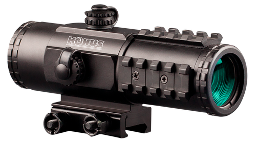 Konus Sight Pro PTS2 Matte Black 3 X 30 mm 2.8 MOA Red/Blue BDC Reticle
