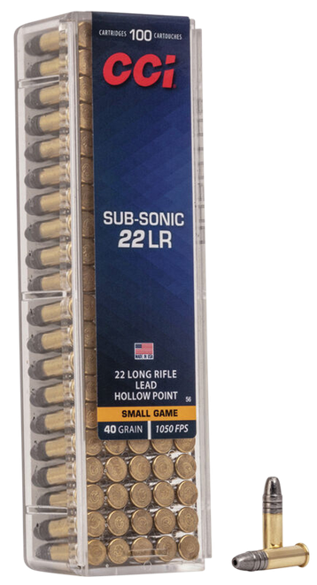 CCI 00 Subsonic Small Game 22LR 40gr