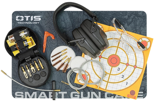 Otis Shooting Bundle Includes Tactical Kit .17 Cal-12 Gauge/Eye Protection/Ear Cleaning Matt