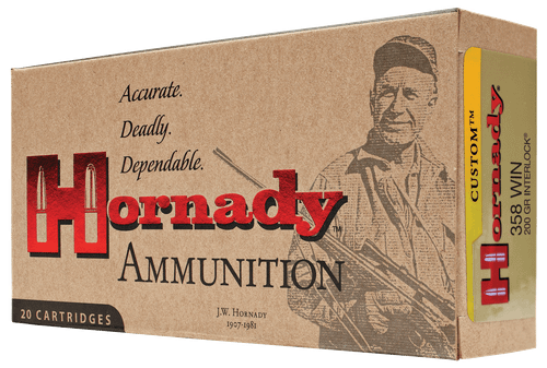 Hornady Custom 358Win 200gr InterLock Spire Point