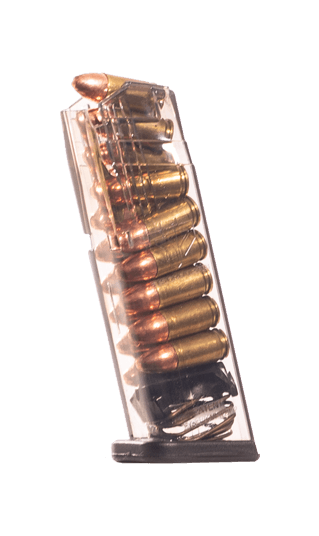 ETS Group Pistol Mags Clear Detachable 15-Round 9mm Luger for Sig P320 Compact