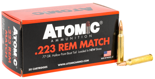 Atomic Ammunition 00 Rifle Match 223Rem 77gr