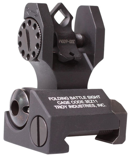 Troy Ind Rear Folding BatteleSight Dioptic Black