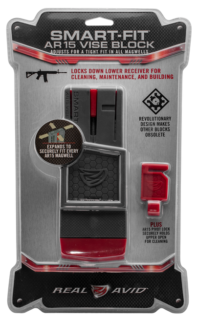 Real Avid Smart-Fit Vise Block Gray/Red Polymer