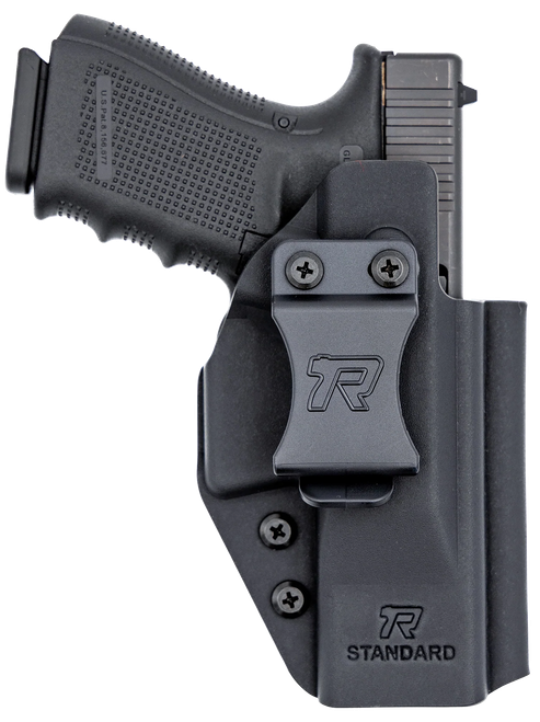 Rounded Gear Universal Kydex IWB Black Belt Clip Fits Standard Sized Handguns Right Hand