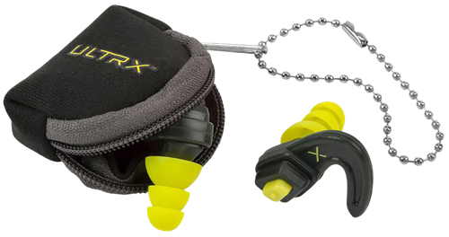 Allen Shift Adjustable Protection Ear Plugs 12-25 dB Gray/Yellow Lightweight