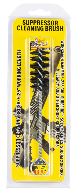 Pro-Shot Suppressor Cleaning Brush .223/ 5.56mm Fits Surefire Series/Socom 2/Legacy/Warden