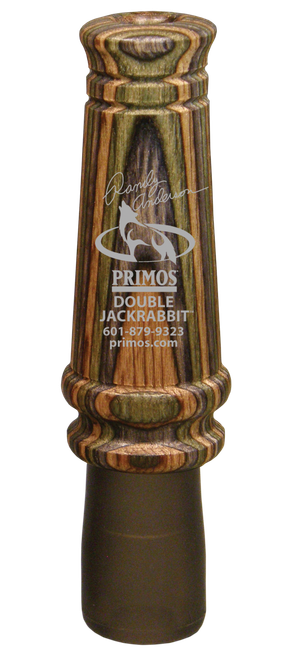 Primos Randy Anderson Double Jackrabbit Open Call Reed Rabbit Sounds Attracts Predators Multi Color Laminated Wood