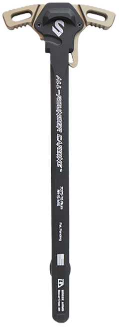 Lead & Steel Charging Handle AR-15/M16 Gray Type 3 Hard Anodize 7075-T6 Aluminum - LSCHODEGRY