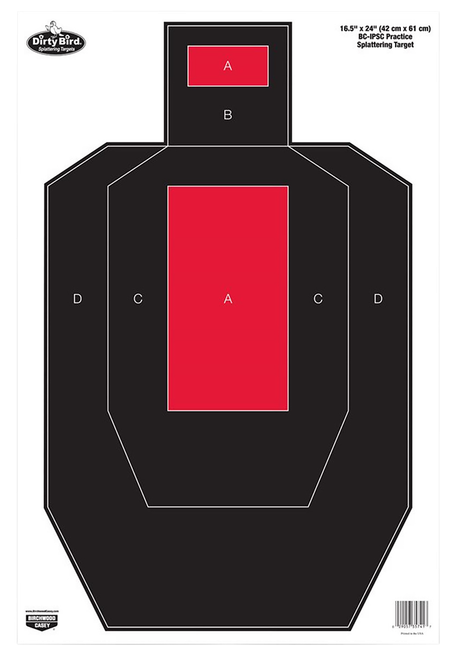 Birchwood Casey Dirty Bird IPSC Tagboard Hanging